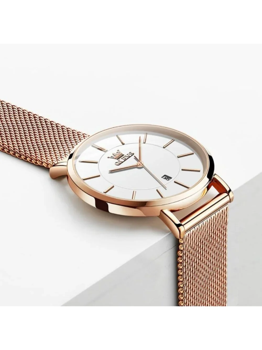 Elegant Women's Stainless Steel Dress Watch - Classic Design for Every Occasion